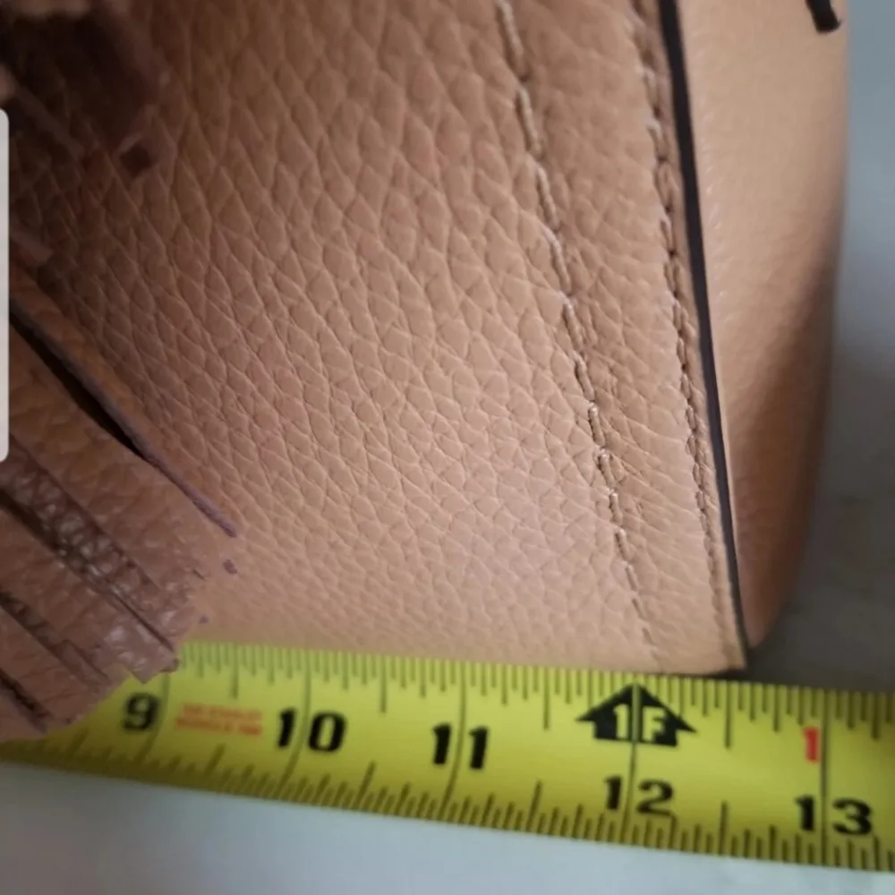 SOLD! NWT KATE SPADE ♠️ MARYAM PALMER DRIVER PEBBLED LEATHER Tiramisu/Tan - Picture 12 of 16